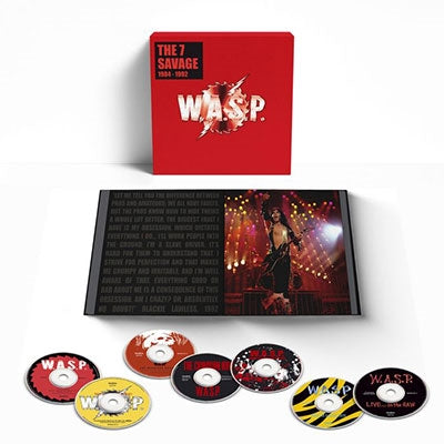 W.A.S.P. - The 7 Savage: 1984-1992 - Import 7 CD Box Set