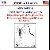 Jose Serebrier - N.Rorem: Flute Concerto, Violin Concerto, Pilgrims - Import CD
