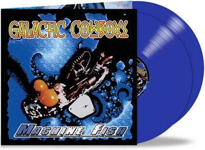 Galactic Cowboys - Machine Fish/Feel The Rage - Import Blue Vinyl 2 LP Record