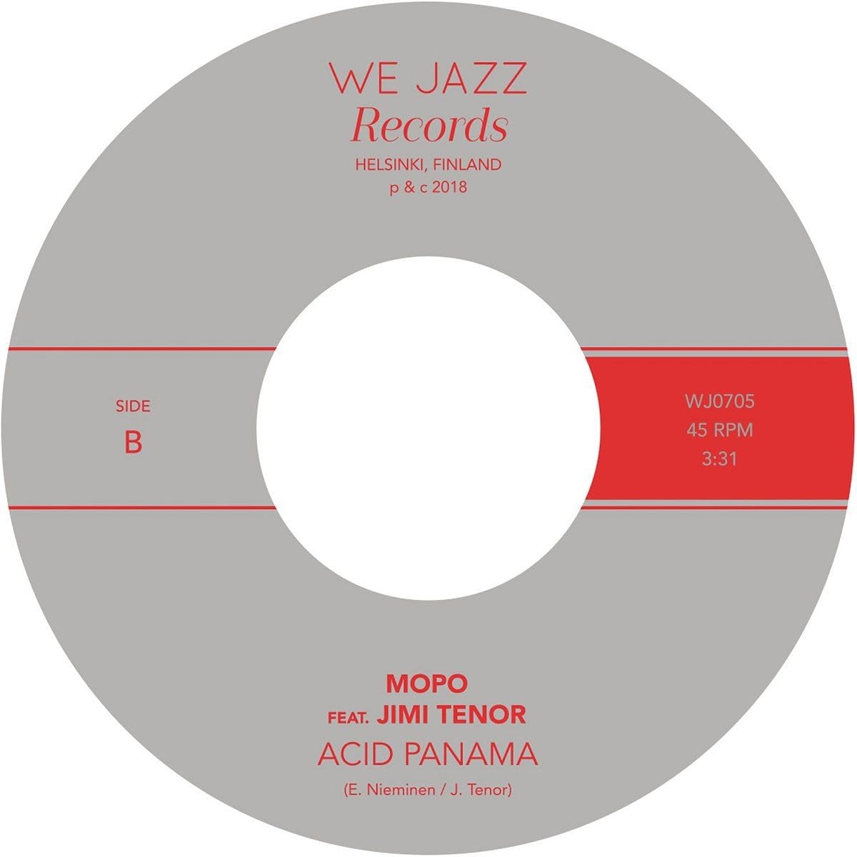 Mopo - Riisto/Acid Panama - Import 7 inch Single Record