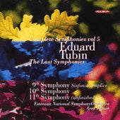 Arvo Volmer - Tubin: Last Symphonies - Import CD