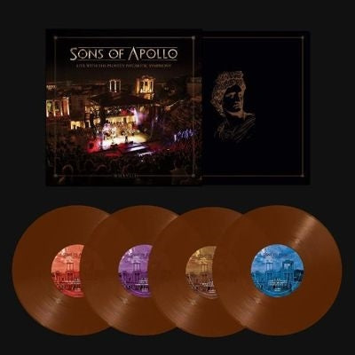 Sons of Apollo - Live With The Plovdiv Psychotic Symphony - Import Amber Vinyl 4 LP Record Box Set Limited Edition