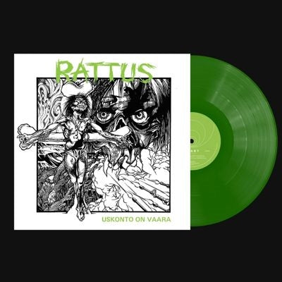 Rattus - Uskonto On Vaara - Import Transparent Green Vinyl LP Recurd Limited Edition