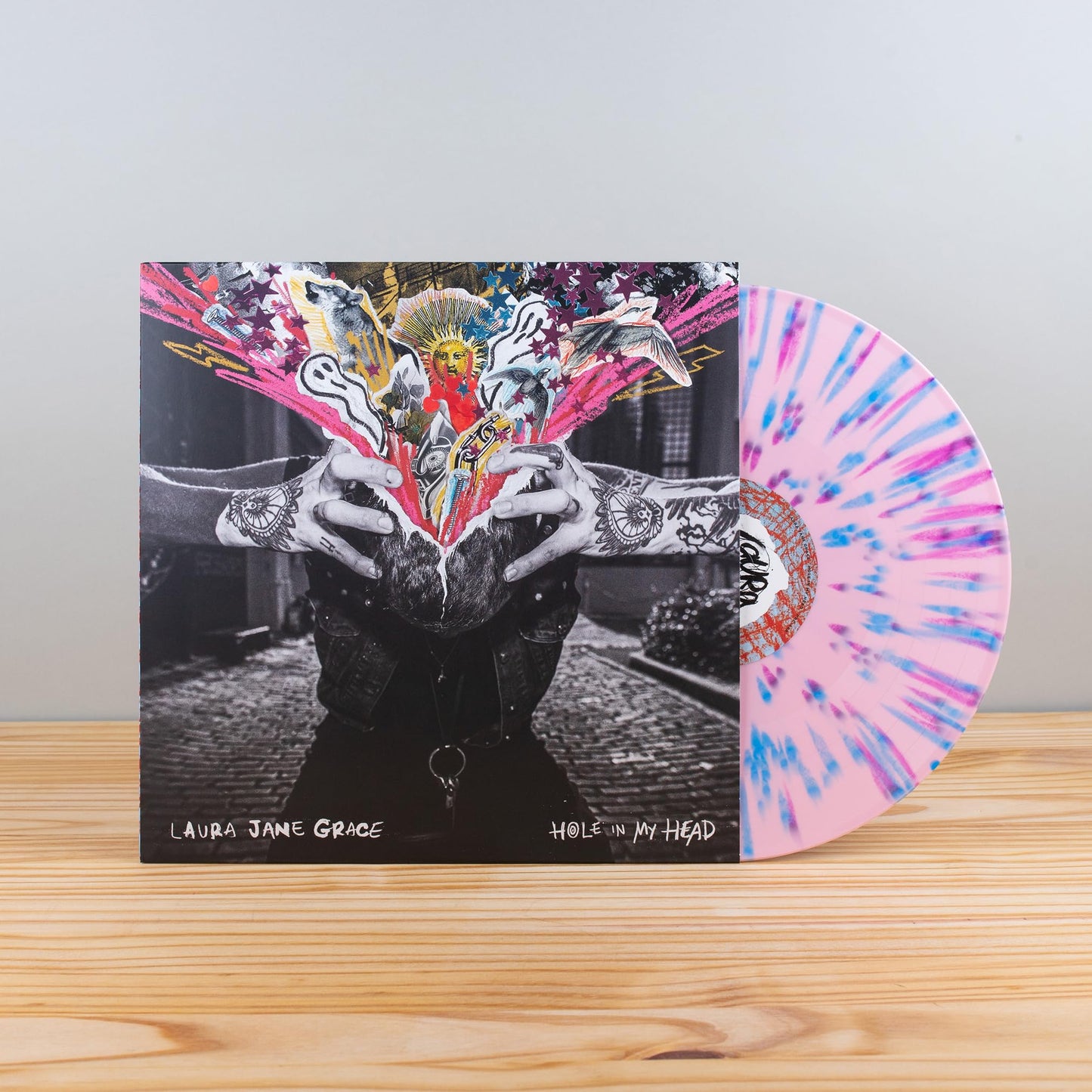 Laura Jane Grace - Hole In My Head - Import Pink & Purple Vinyl LP Record Limited Edition