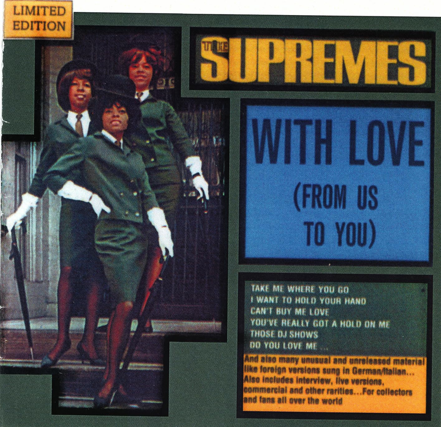 Supremes - With Love (From Us To You): Unreleased Tracks - Import CD