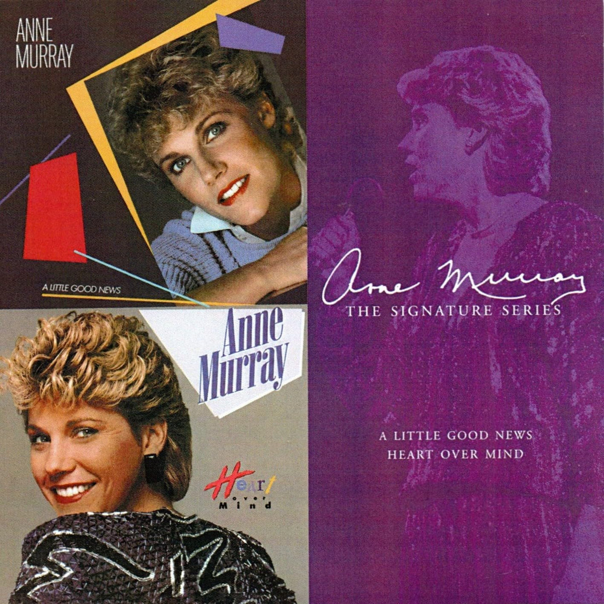 Anne Murray - The Signature Series: A Little Good News/Heart Over Mind - Import CD