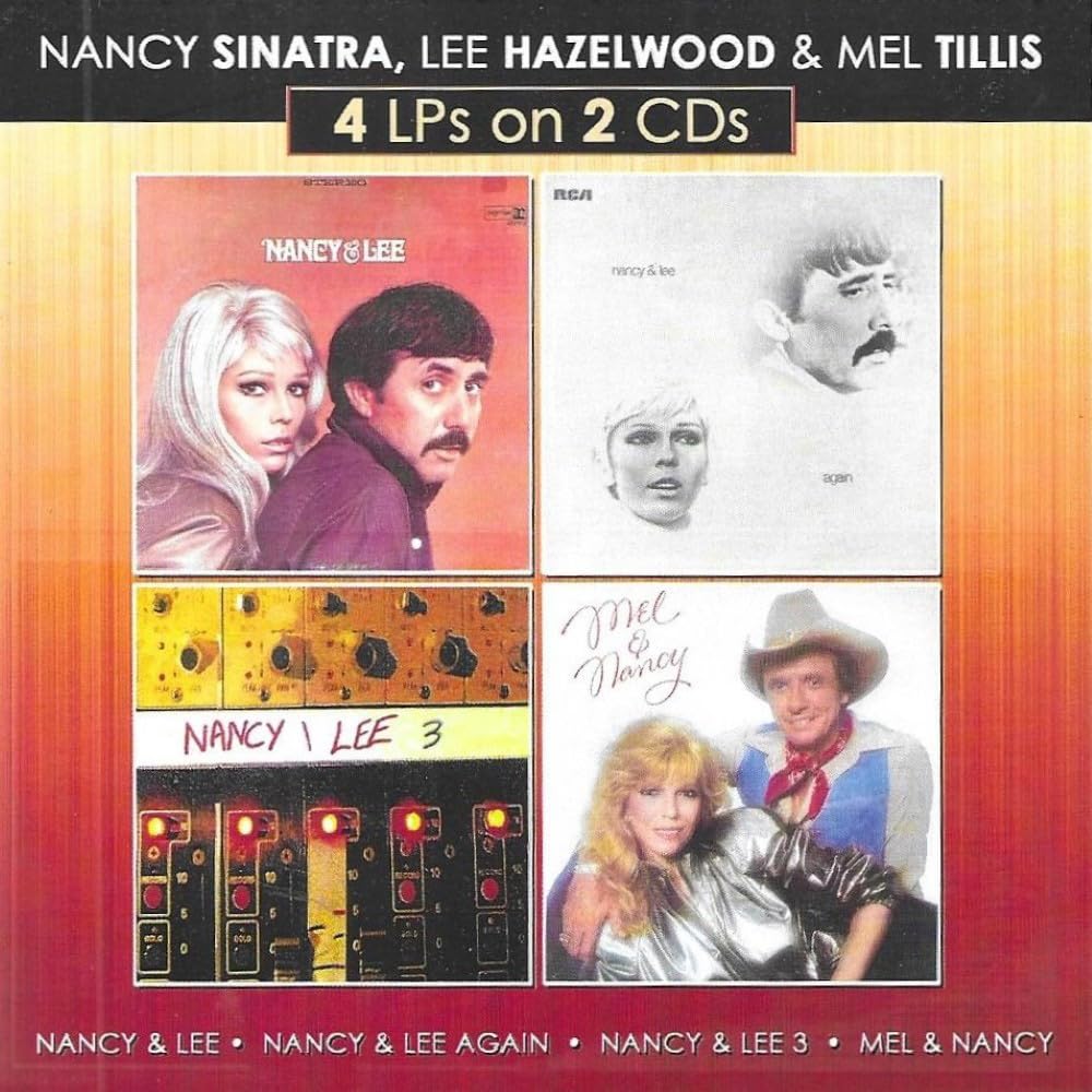 Nancy Sinatra 、 Lee Hazlewood 、 Mel Tillis - 4 LPs on 2 CDs - Import 2 CD