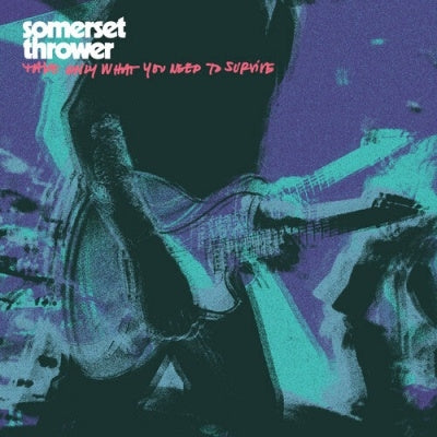 Somerset Thrower - Take Only What You Need To Survive - Import Half Clear/ Half Neon Pink / Neon Pink Splatter Vinyl LP Record