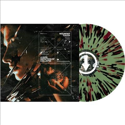 Wounded Touch - A Vivid Depiction Of Collapse - Import Green/Red/Black Splatter Vinyl LP Record Limited Edition