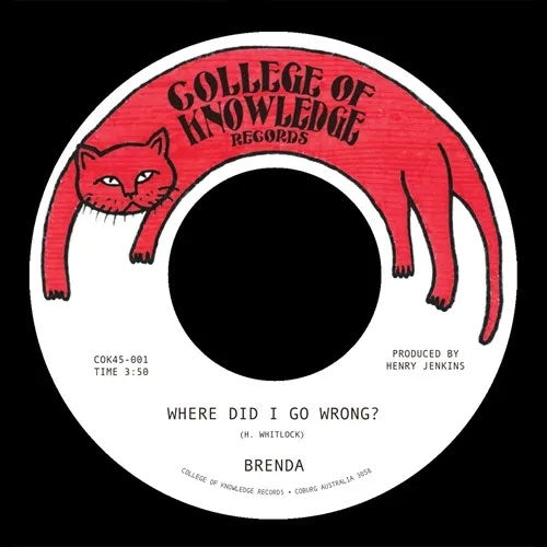 Brenda - Where Did I Go Wrong? / Family - Import Vinyl 7 inch Record