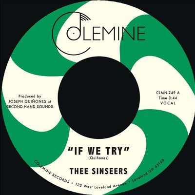 Thee Sinseers - If We Try / Give It Up You Fool - Import Random Vinyl 7 inch Record Limited Edition