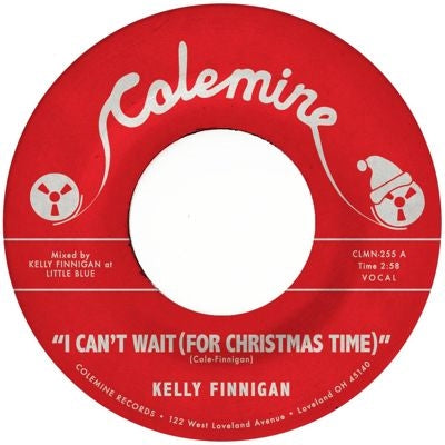 Kelly Finnigan - I Can't Wait (For Christmas Time) / Snowy Night In Ohio - Import White Snow Vinyl 7 Inch Single Record Limited Edition