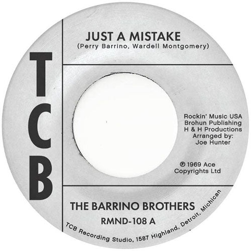 Barrino Brothers - Just A Mistake / I'll Take My Flowers Right Now - Import Vinyl 7 inch Single Record