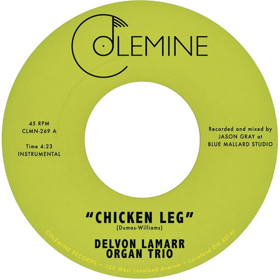 Delvon Lamarr Organ Trio - Chicken Leg / If I Could - Import 7-inch single Record