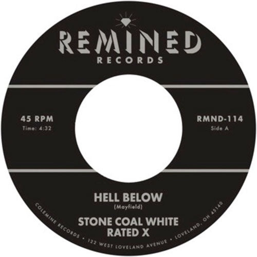 Stone Coal White - Hell Below / Free - Import Transparent Fire Orange Vinyl 7inch Single Record Limited Edition