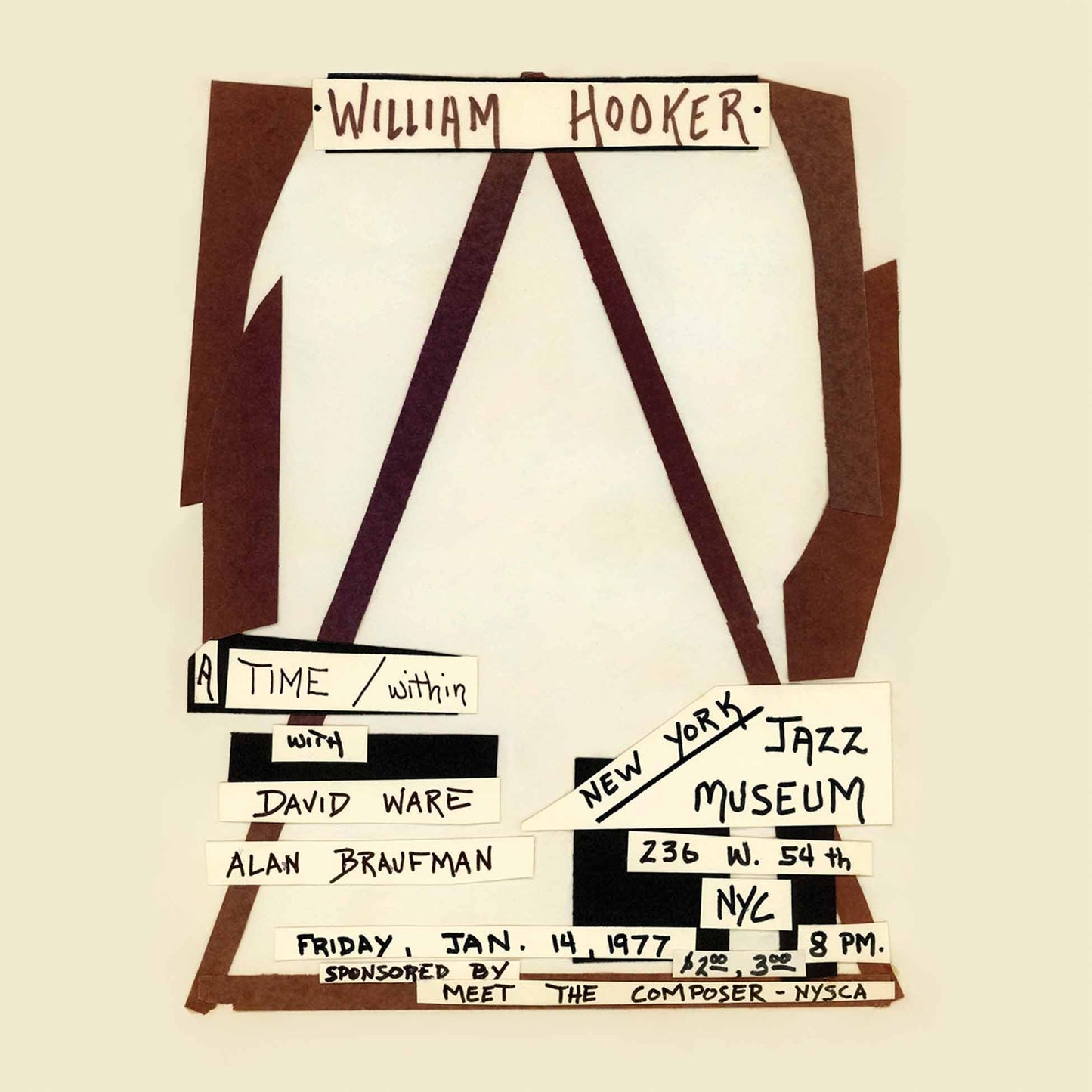 William Hooker - A Time / Within: Live at the New York Jazz Museum, January 14, 1977 - Import Vinyl LP Record