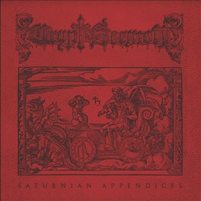 Crypt Sermon - Saturnian Appendices - Import Clear & Silver Vinyl LP Record