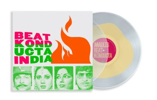 Madlib - Beat Konducta Vol. 3-4: In India (Saffron Blend Edition) - Import Silver / Yellow Colored Vinyl 2 LP Record