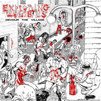 Exploding Zombies - Devour The Village - Import Vinyl 2 LP Record Limited Edition
