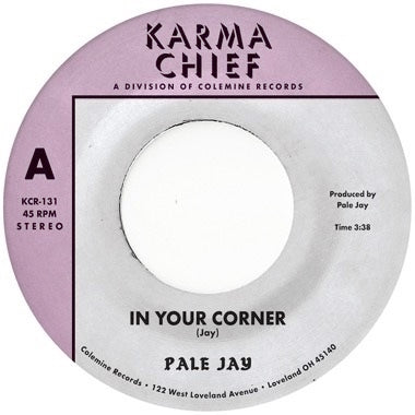 Pale Jay - In Your Corner/Bewilderment - Import Natural & Black Swirl Vinyl 7 inch Shingle Record Limited Edition