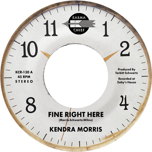 Kendra Morris - Fine Right Here / Birthday Song - Import Color Vinyl 7’ Single Record