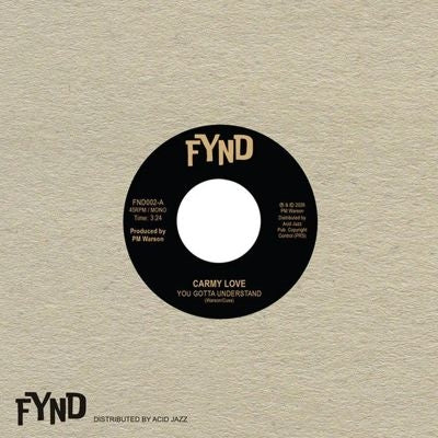 Carmy Love 、 PM Warson - You Gotta Understand/Thinking of Leaving - Import Vinyl 7-inch single Recurd