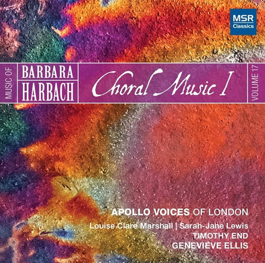 Genevieve Ellis - Harbach:Works 17 - Choral Music Vol.1 - Import CD