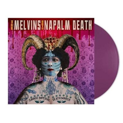 Melvins										、Napalm Death - Savage Imperial Death March - Import Orchid Vinyl LP Record Limited Edition