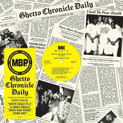 Money Boss Players - Ghetto Chronicle Daily - Import Vinyl LP Record