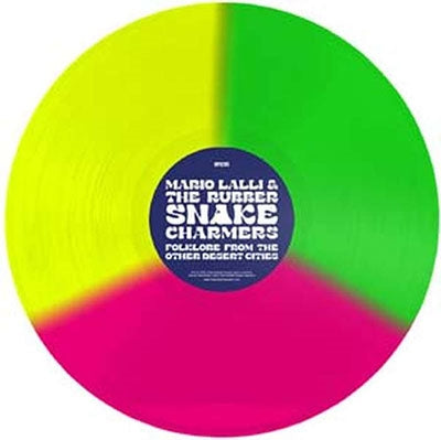 Mario Lalli 、 The Rubber Snake Charmers - Folklore From Other Desert Cities - Import Yellow, Green & Magenta Vinyl LP Record Limited Edition