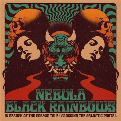 Nebula 、 Black Rainbows - In Search Of The Cosmic Tale: Crossing The Galactic Portal - Import Transparent Yellow/Red Inner/Black Splatter Vinyl LP Record