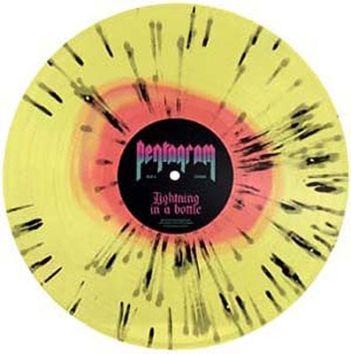 Pentagram - Lightning In A Bottle - Import Trans Yellow Neon Magenta Splatter Black Vinyl LP Record Limited Edition