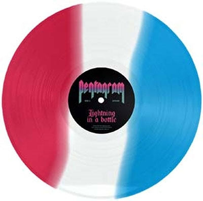 Pentagram - Lightning In A Bottle - Import Striped Magenta / White / Blue Vinyl LP Record Limited Edition