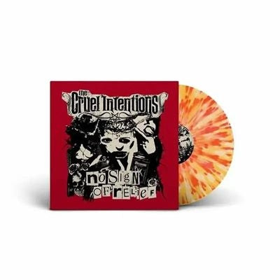 Cruel Intentions - No Sign Of Relief - Import Yellow With White & Red Splatter Vinyl LP Record Limited Edition