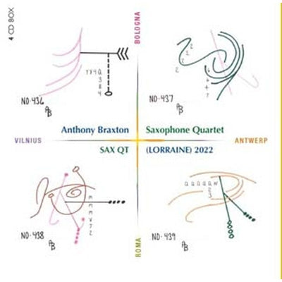 Anthony Braxton Saxophone Quartet - Sax QT (Lorraine) 2022 - Import 4 CD