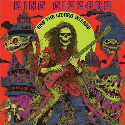 King Gizzard & The Lizard Wizard - Live at Bonnaroo '22 - Import Bubblegum & Sour Grape Vinyl 2 LP Record