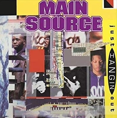 Main Source - Just Hangin' Out/Live At The BBQ - Import Purple Vinyl 7inch Single Record