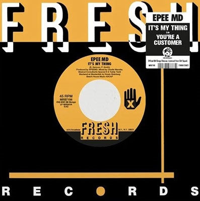 EPMD - It's My Thing B/W You're A Customer - Import Vinyl 7inch Single Record