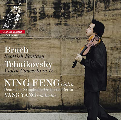 Tchaikovsky (1840-1893) - Tchaikovsky Violin Concerto, Bruch Scottish Fantasy : Ning Feng(Vn)Yang Yang / Berlin Deutsches Symphony Orchestra - Import SACD Hybrid