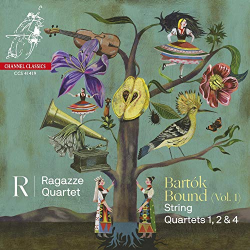 Bartok (1881-1945) - String Quartets Nos.1, 2, 4 : Ragazze Quartet - Import CD