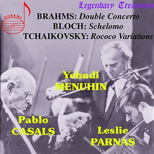 Brahms (1833-1897) - Double Concerto: Menuhin Parnascasals / Festival O +bloch, Tchaikovsky - Import CD
