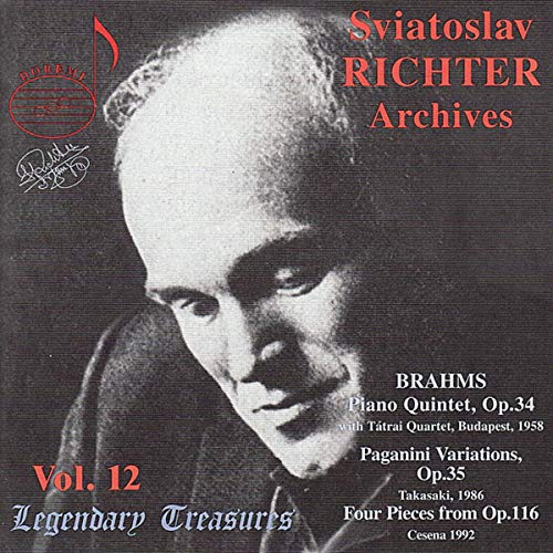 Brahms (1833-1897) - Piano Quintet, Etc: S.richter(P)Tatrai Q - Import CD