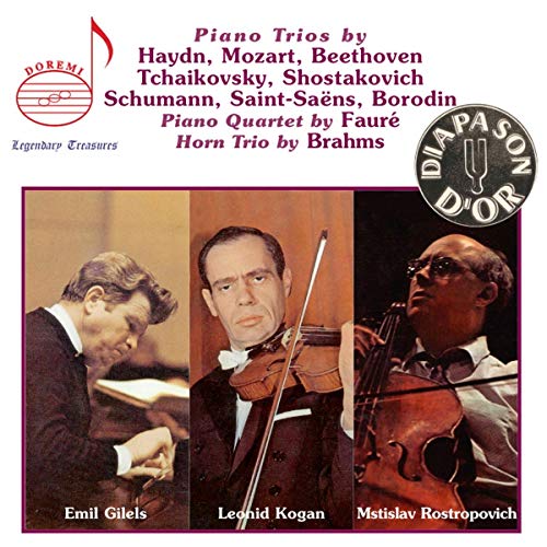 VARIOUS ARTISTS - Piano Trios by Haydn, Mozart, Beethoven, Tchaikovsky, Shostakovich/etc (1950-1958):Emil Gilels(p)/Leonid Kogan(vn)/Mstislav Rostropovich(vc) - Import 5 CD