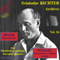 Sviatoslav Richter - Sviatoslav Richter Archives, Vol. 16- Reger: Concerto for 2 pianos; Aubade - Import CD