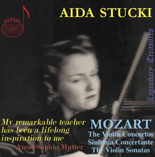 MOZART,W. A. - Aida Stucki - Mozart: Violin Concertos No.1-No.5, No.7, Sinfonia Concertante K.364, Violin Sonatas No.24-No.30, No.32-No.36, No.40-No.43 - Import 6 CD