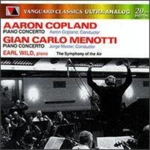 Copland (1900-1990) - Piano Concerto: Earl Wild(P)Copland / Symphony Of The Air+menotti - Import CD