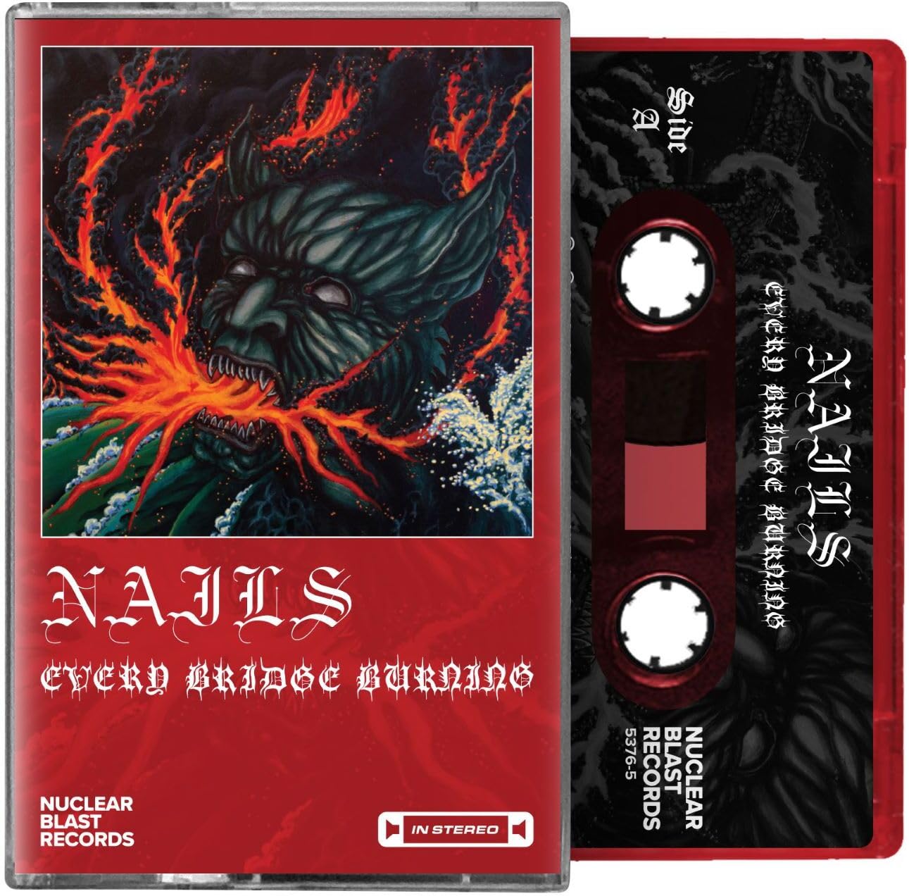 The Nails - Every Bridge Burning - Import Red Cassette Tape