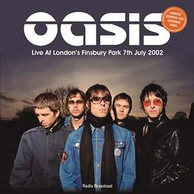 Oasis - Live At London'S Finsbury Park 7Th July 2002 - Radio Broadcast - Import Orange Vinyl LP Record Limited Edition
