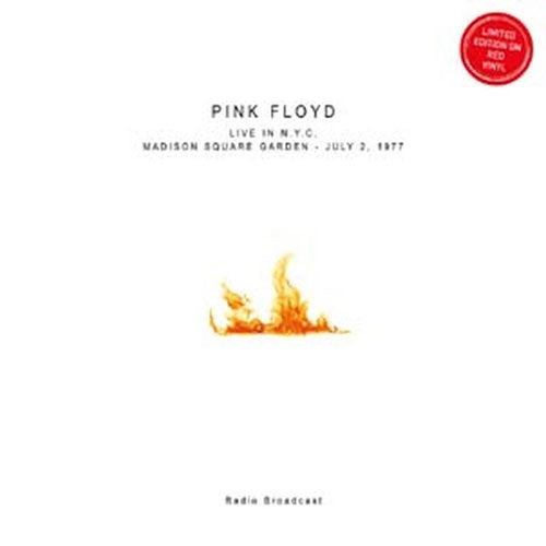 Pink Floyd - Live In N.Y.C. Madison Square Garden - July 2, 1977 - Import Red Vinyl LP Record Limited Edition
