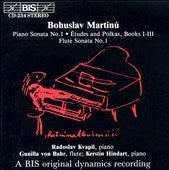Radoslav Kvapil - Martinu: Piano Sonata No.1, Etudes and Polkas Books II- III, Flute Sonata No.1 - Import CD